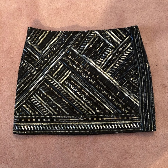 Club Monaco Dresses & Skirts - Club Monaco Beaded Mini Skirt